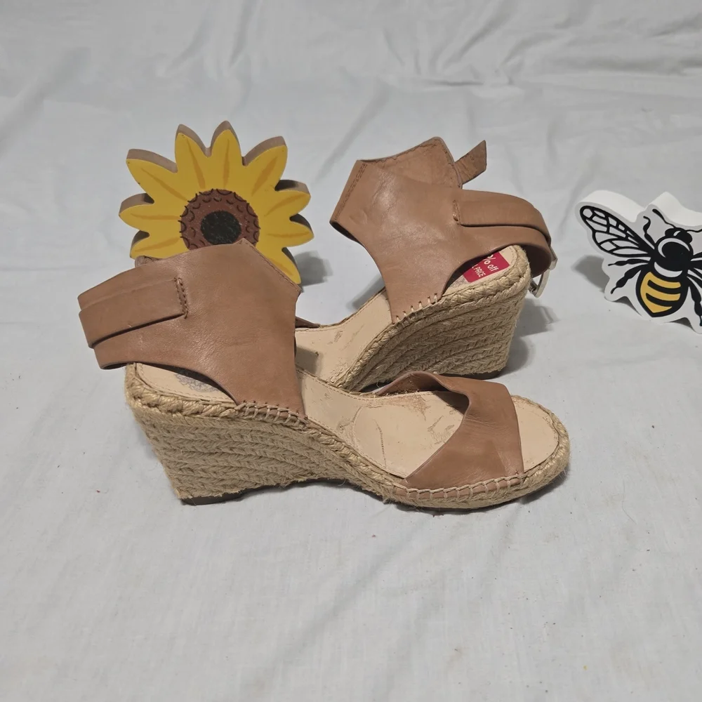 Vince Camuto Brown Platform Espadrilles 373